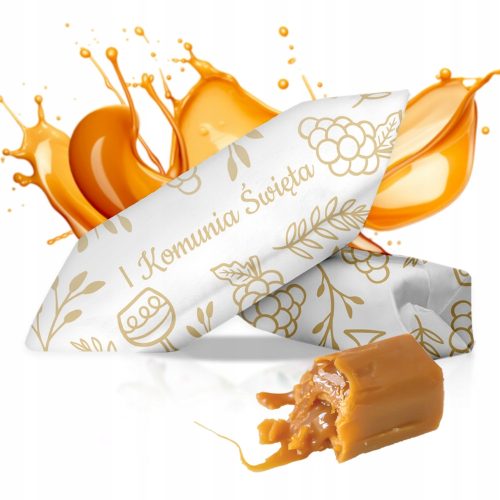Elegante Karamellbonbons für die Heilige Kommunion, 1 kg - Verschiedene Designs zur Auswahl