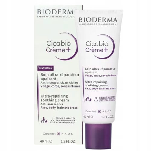 Bioderma Cicabio Crème+ 40 ml: Reparatur- und Beruhigungscreme für irritierte Haut