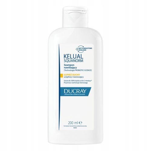 Ducray Kelual Squanorm Trockenschuppen Shampoo mit Probiotik-Technologie, 200 ml