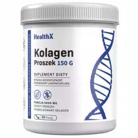   HealthX Hydrolysiertes Kollagen 5000 mg - Unterstützt Haut und Gelenke