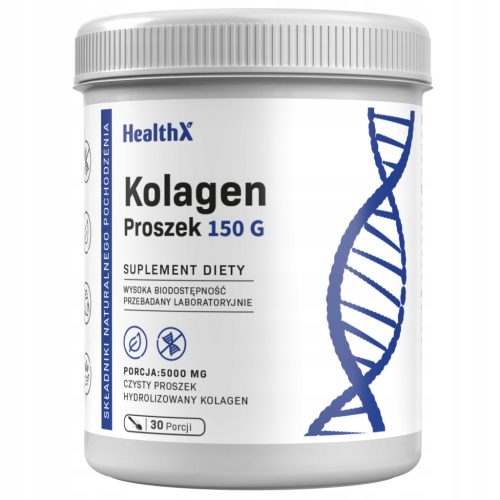 HealthX Hydrolysiertes Kollagen 5000 mg - Unterstützt Haut und Gelenke