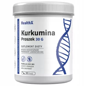   HealthX Kurkumin-Extrakt 95% für Gelenkgesundheit und Antioxidation, 30 g