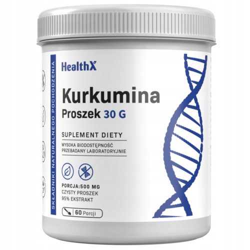 HealthX Kurkumin-Extrakt 95% für Gelenkgesundheit und Antioxidation, 30 g