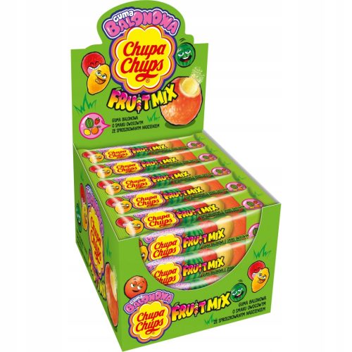 Chupa Chups Kaugummi mit Fruchtgeschmack 28x20g - Immer Spaß beim Kauen!