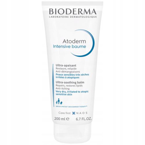 Bioderma Atoderm Intensive Baume – Beruhigender Emollient Balsam für sehr trockene Haut, 200ml