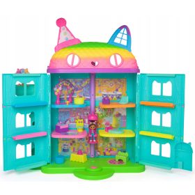    GABI'S KATZENHAUS, FIGURENHAUS MIT SOUND + ZUBEHÖR CELEBRATION PUPPENHAUS