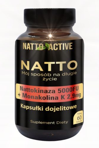 Natto Active: Nattokinase 5000FU & Monacolin K 2,9 mg - Unterstützung für das Kreislaufsystem