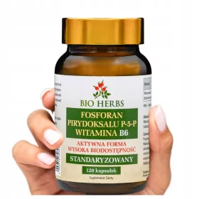   Aktive Form von Vitamin B6 (P-5-P) - Unterstützt das Nervensystem, 120 Kapseln