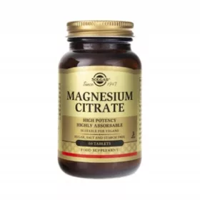   Solgar Magnesiumcitrat (60 Tabletten) – Nahrungsergänzungsmittel