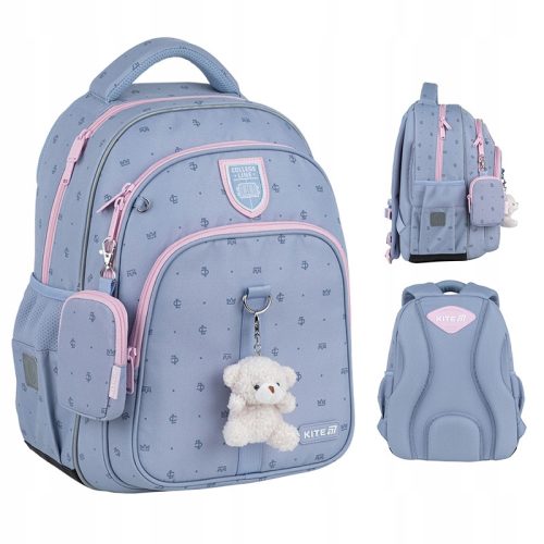 Schulrucksack für Mädchen, Lila Kite K25-763M-1, leicht und ergonomisch