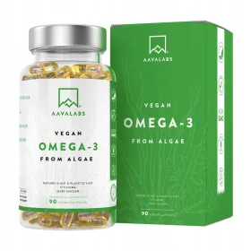 Vegan Omega 3 aus Algen - 90 Softgel-Kapseln mit DHA und EPA