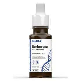   HealthX Berberin HCL Tropfen – Natürliches Nahrungsergänzungsmittel, 50 ml