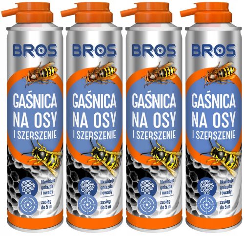 Wesp- und Hornissenbekämpfungsspray BROS 300ml 4er Pack