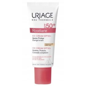   URIAGE Roseliane CC Cream für sensible Haut mit Rötungen SPF50+ 40ml - Heller Ton