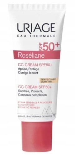 URIAGE Roseliane CC Cream für sensible Haut mit Rötungen SPF50+ 40ml - Heller Ton