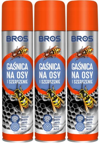 Hornissen- und Wespenbekämpfungsspray BROS 600ml, 3er Pack