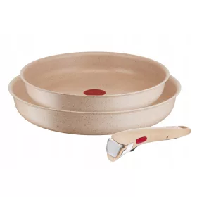   TEFAL Ingenio Delight Sand Beam Pfannen-Set, 3-teilig, Vielseitige Anwendung