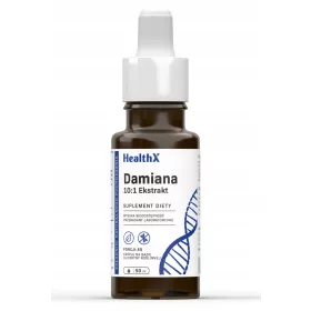   HealthX Damiana Extrakt 10:1 Tropfen 50 ml - Natürliches Energie- und Vitalitätsunterstützung