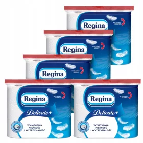   Regina Delicate+ Toilettenpapier 4-lagig - Luxus und Komfort für Ihre Haut