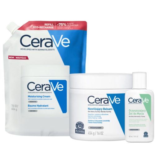 CeraVe Feuchtigkeitsbalsam Set für trockene bis sehr trockene Haut