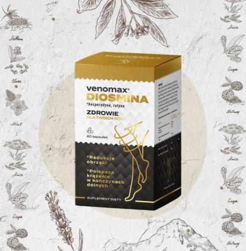 Venomax: Nahrungsergänzungsmittel mit Diosmin, Hesperidin, Rutin und Rosskastanienextrakt