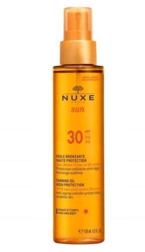 NUXE Sun SPF 30 Bräunungsöl für Gesicht und Körper, 150ml