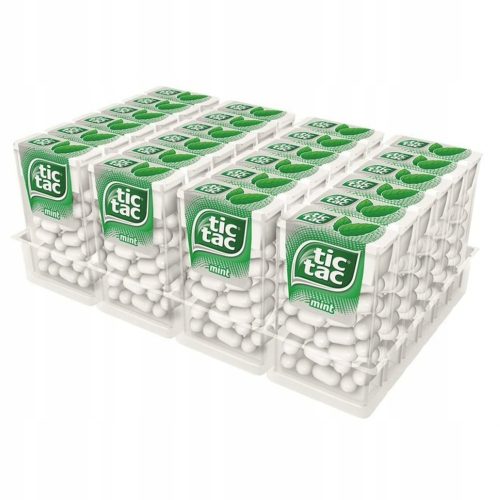 Tic Tac Mint 18g - Frische Minzdragees für unterwegs
