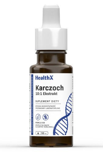 HealthX Artischockenextrakt 10:1 – 350 mg, 50 Portionen