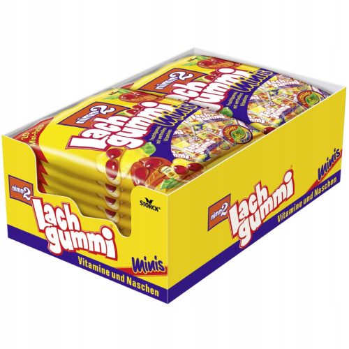 Mini Fruchtgummis "Smileys" - Ganzer Karton (12x20 Stück, 210g) aus Deutschland