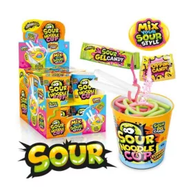   Sauerer Süßigkeiten-Mix im Becher "Candy Noodle Cup" - 65g