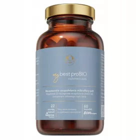   MyBestProBio - Innovatives Probiotikum mit 22 Bakterienstämmen für die Darmgesundheit, 60 Kapseln
