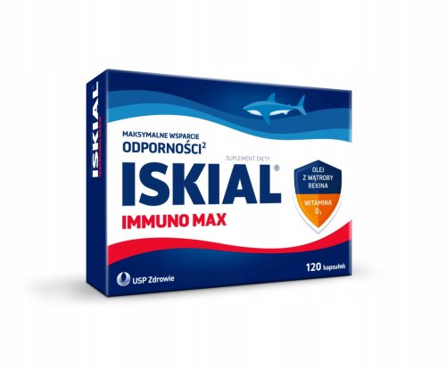 ISKIAL IMMUNO MAX - Nahrungsergänzungsmittel mit Haileberöl und Vitamin D3, 120 Kapseln
