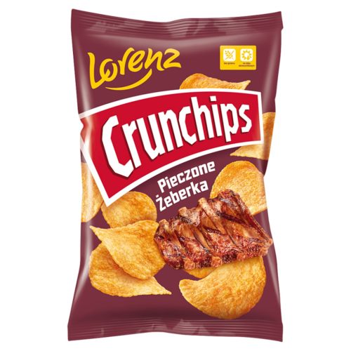 Knusprige Crunchips Toasted Rippchen Geschmack, 140g - 10er Pack
