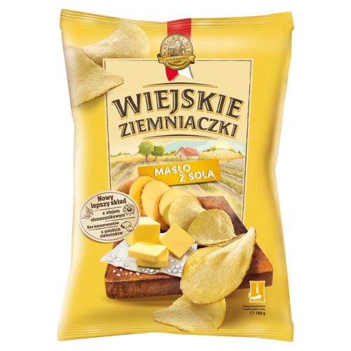 10er Pack Bauernkartoffelchips mit Butter und Salz, 130g