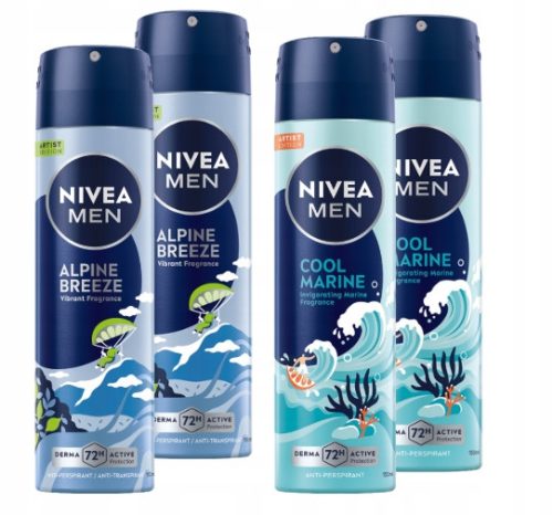  Nivea MEN Ultra Fresh Antitranspirant Spray für Männer 150ml