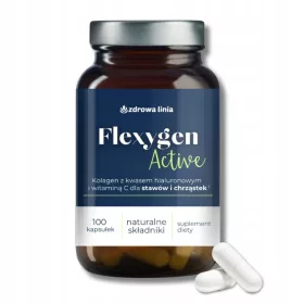   Flexygen Active Kollagen mit Hyaluronsäure und Vitamin C, 100 Kapseln
