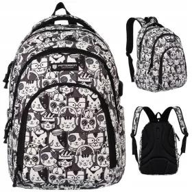   Peterson® Schulrucksack mit USB-Anschluss für täglichen Komfort und Praktikabilität