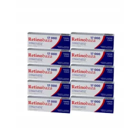   Retinobaza 17000 Creme mit Vitamin A 30g, 10er Pack - Effiziente Hautpflege