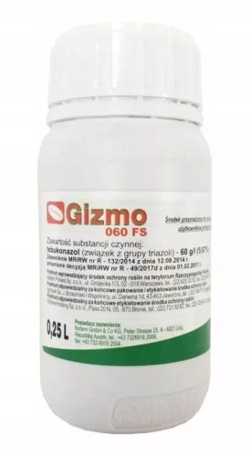 Gizmo 060FS 0,25L NUFARM Tebuconazol - Fungizid-Konzentrat zur Getreidesaat