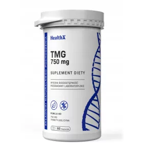   HealthX TMG Betain Anhydrat 60 Kapseln – Unterstützt Leber, Gehirn & Herz-Kreislauf-System