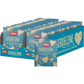 30x Inka Haferkekse in Herzform mit Müsli und Kokos, 50g