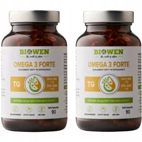   Omega 3 Forte von Biowen - 90 Kapseln mit EPA 1000 mg und DHA 500 mg
