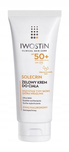 IWOSTIN Solecrin Gel-Creme für empfindliche Haut SPF 50+ 200ml