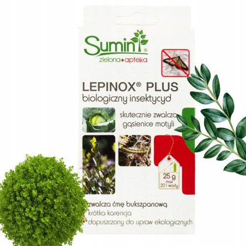 Lepinox Plus Sumin 25g: Biologisches Insektizid gegen Buchsbaumzünsler und andere Schädlinge
