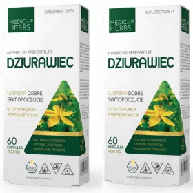   Medica Herbs Johanniskraut 400 mg - 60 Kapseln für emotionales Gleichgewicht und Stressabbau