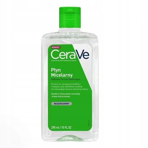CeraVe Feuchtigkeitsspendender Mizellenwasser, Sanfte Formel 295 ml