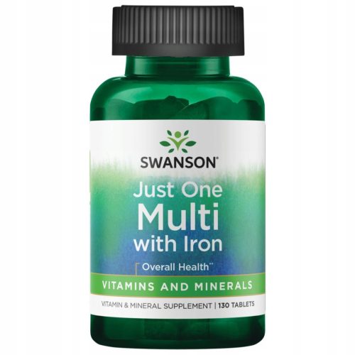Swanson Century Formula - Vitamin- und Mineralienkomplex mit Eisen, 130 Tabletten