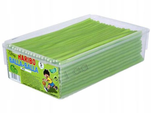 HARIBO Balla Stix Apfelgeschmack – Bunte und flexible Fruchtgummischnüre, 150 Stück (1125g)
