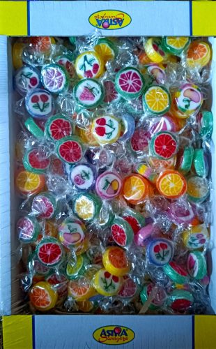 Farbenfrohe Fruchtbonbons – Hartkaramellen 1,25 kg 