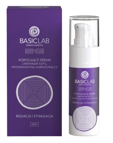 BasicLab Serum mit 0,07% Retinal, Phytosphingosine und Carnosine 2.0 - 30ml